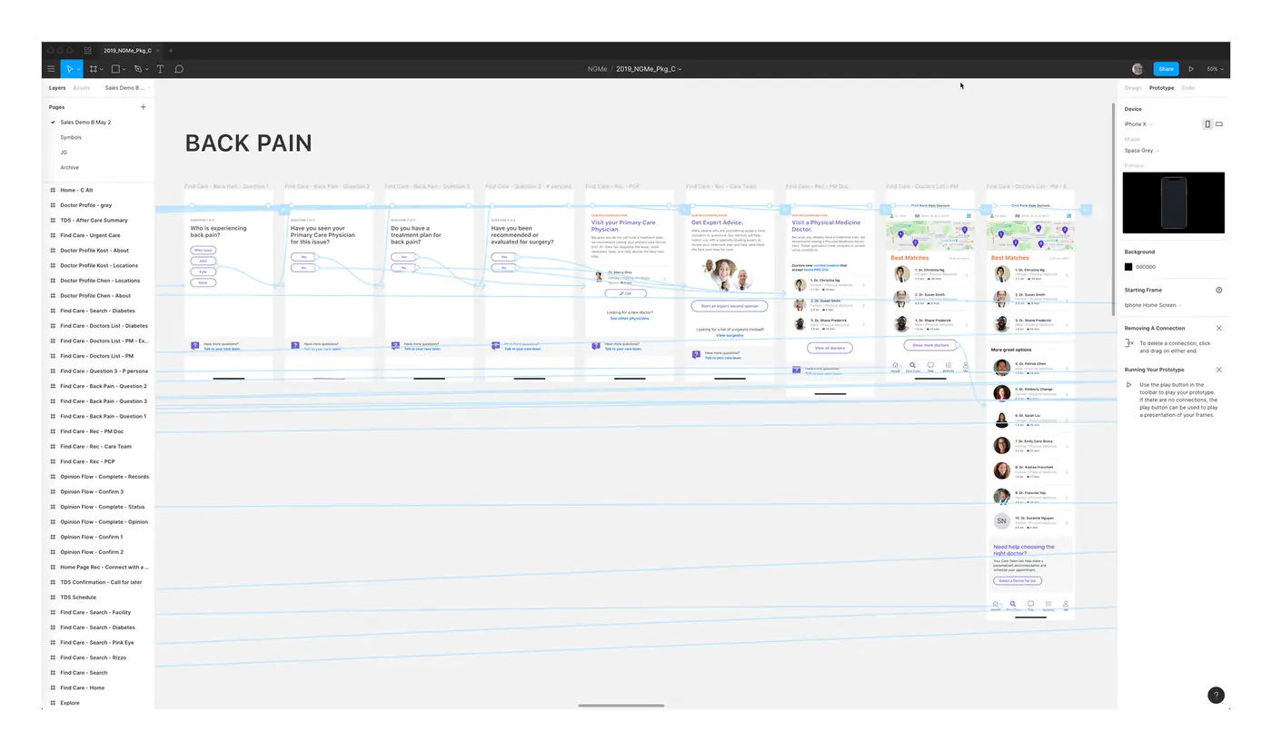One of four end-to-end demos of the service vision