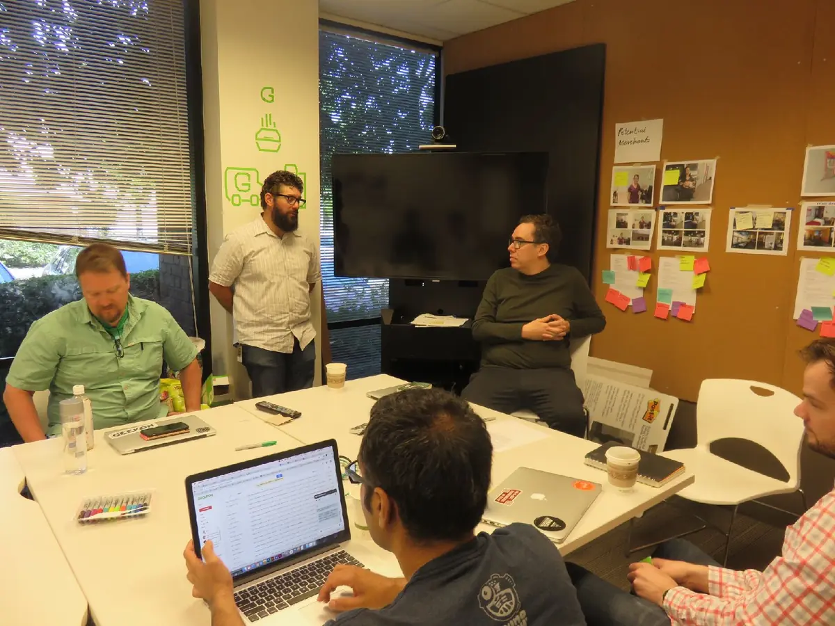 The Merchant Center team in a working session