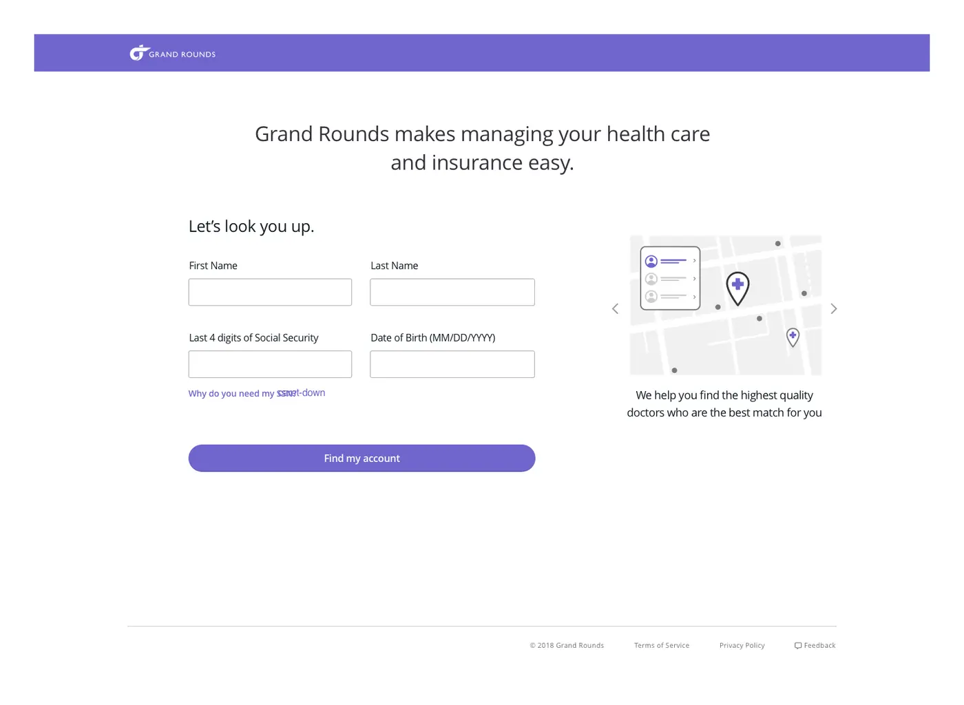 Guided onboarding, step one
